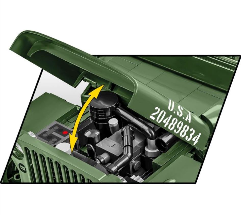 Willys MB Medical COBI 2806 1131 brick Jeep model