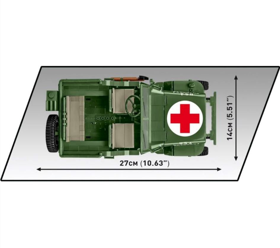Willys MB Medical COBI 2806 1131 brick Jeep model