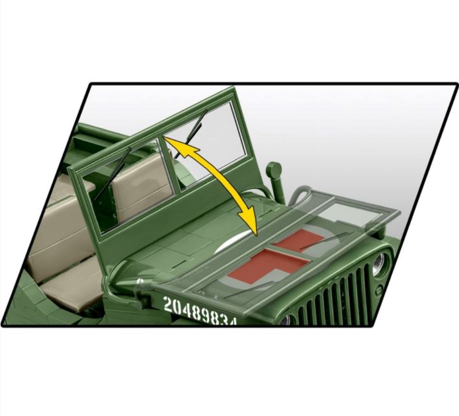 Willys MB Medical COBI 2806 1131 brick Jeep model