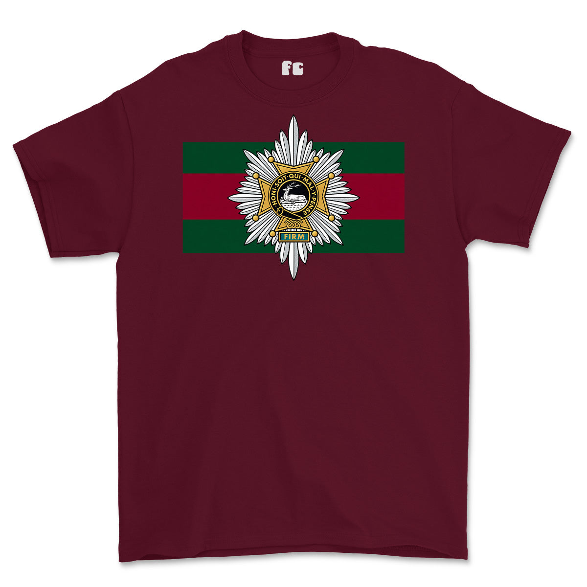Worcestershire And Sherwood Foresters Printed T-Shirt
