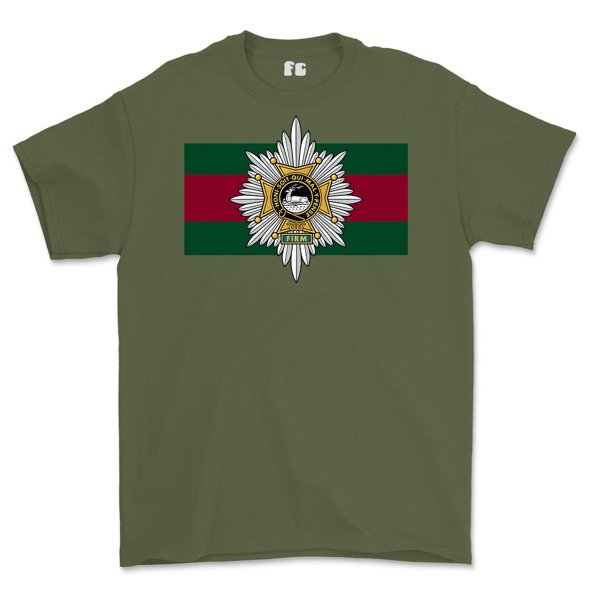 Worcestershire And Sherwood Foresters Printed T-Shirt