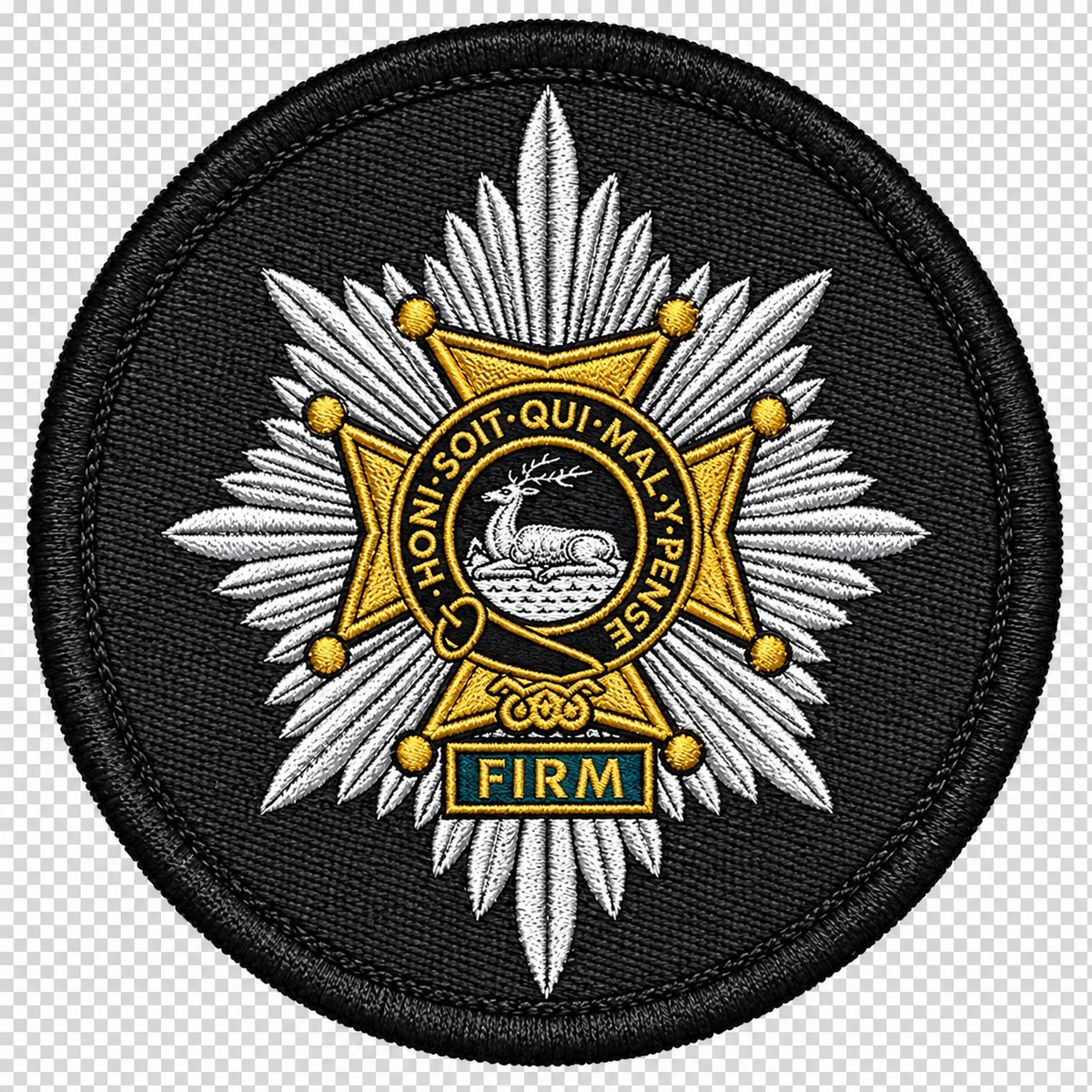 Worcestershire and Sherwood Foresters Regiment Patch