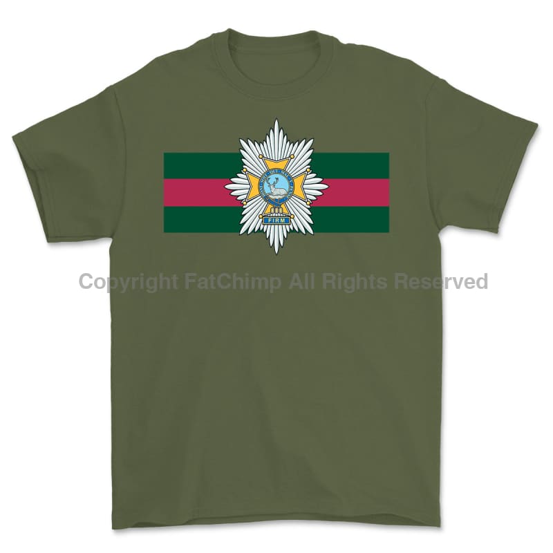 Worcestershire And Sherwood Foresters Printed T-Shirt