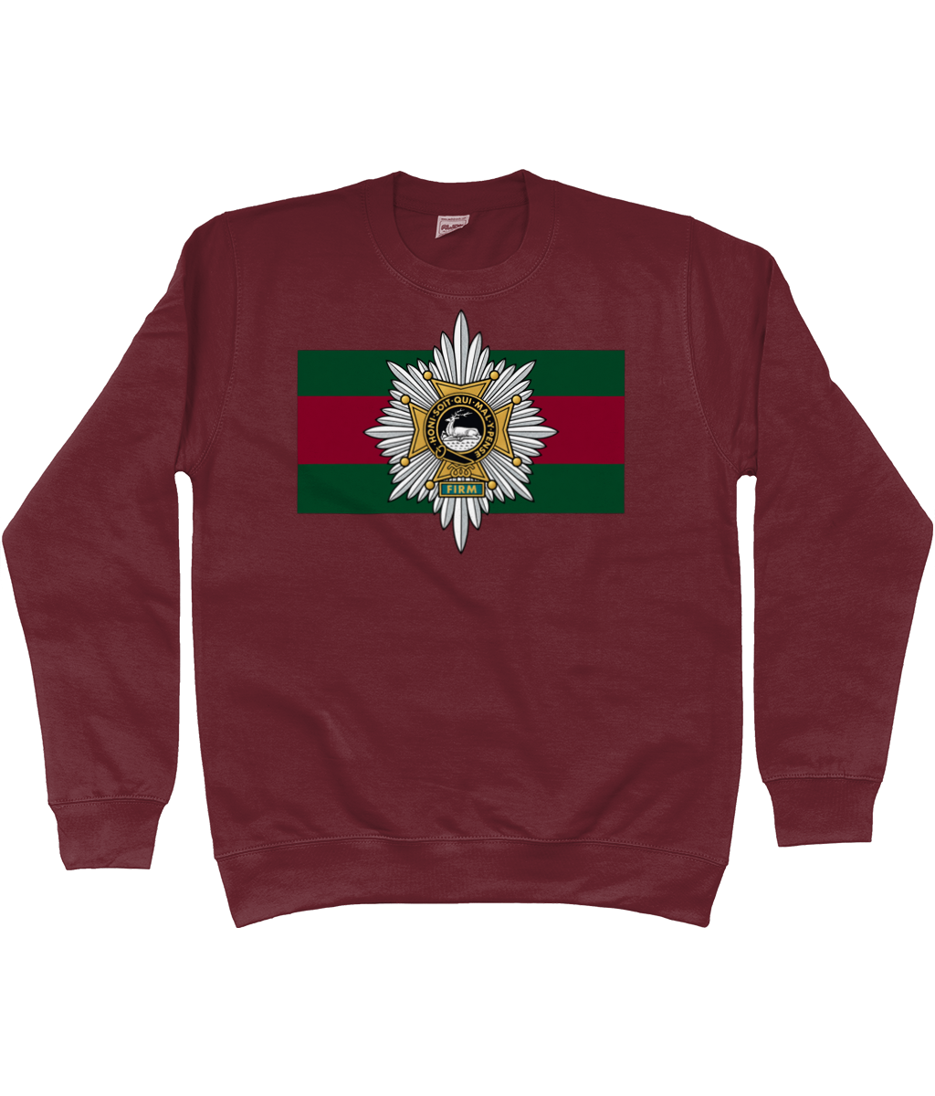 Worcestershire And Sherwood Foresters Front Printed Sweater