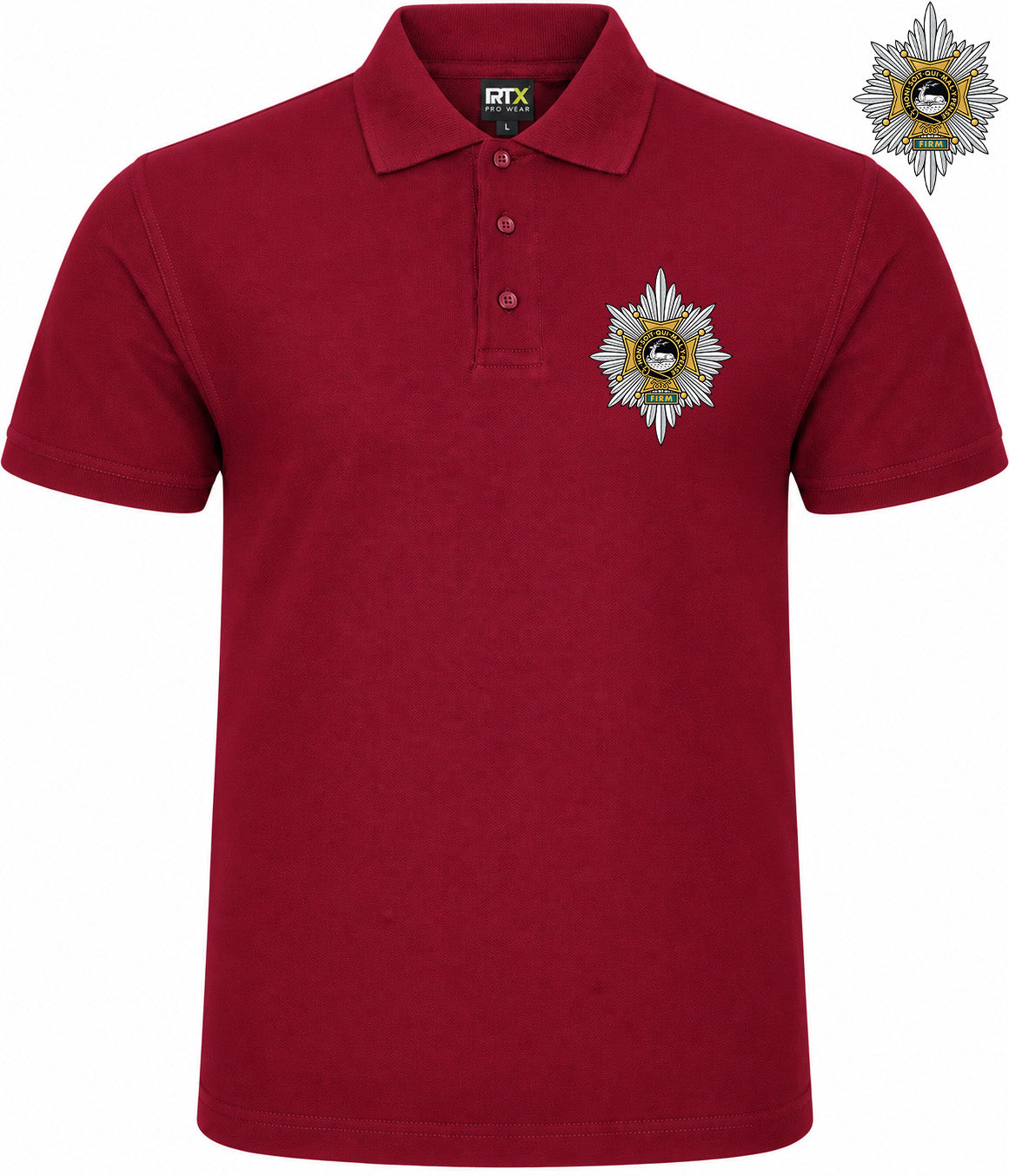 Worcestershire and Sherwood Foresters Regiment Embroidered Polo Shirt