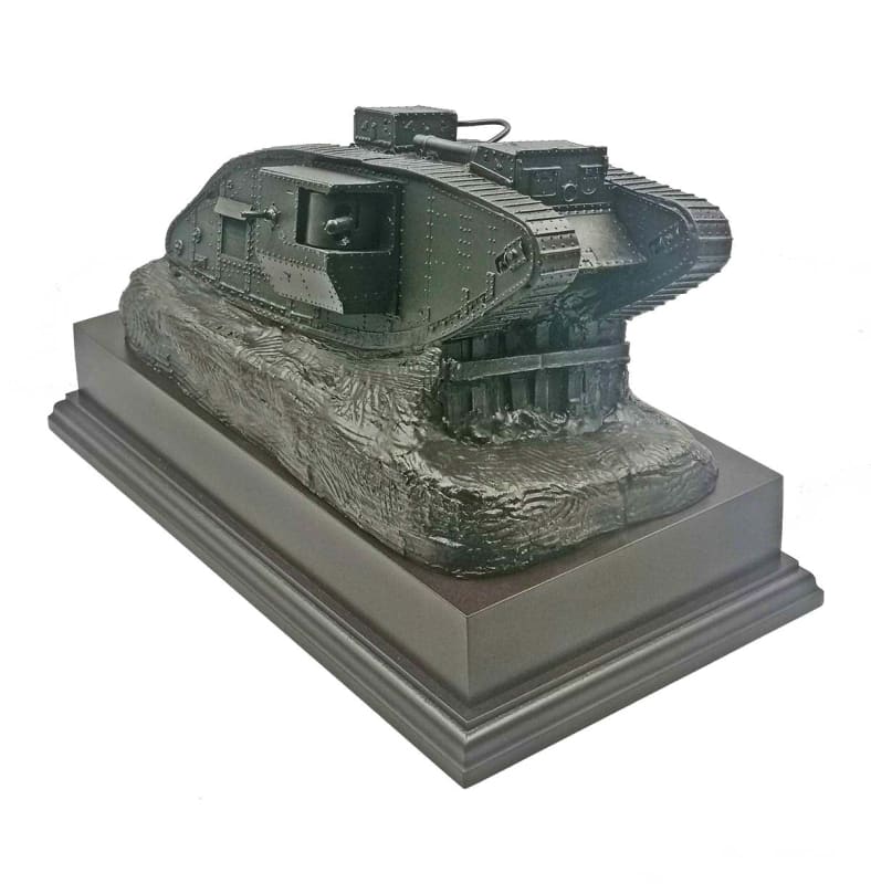 WW1 MK V Tank in Cold Cast Bronze
