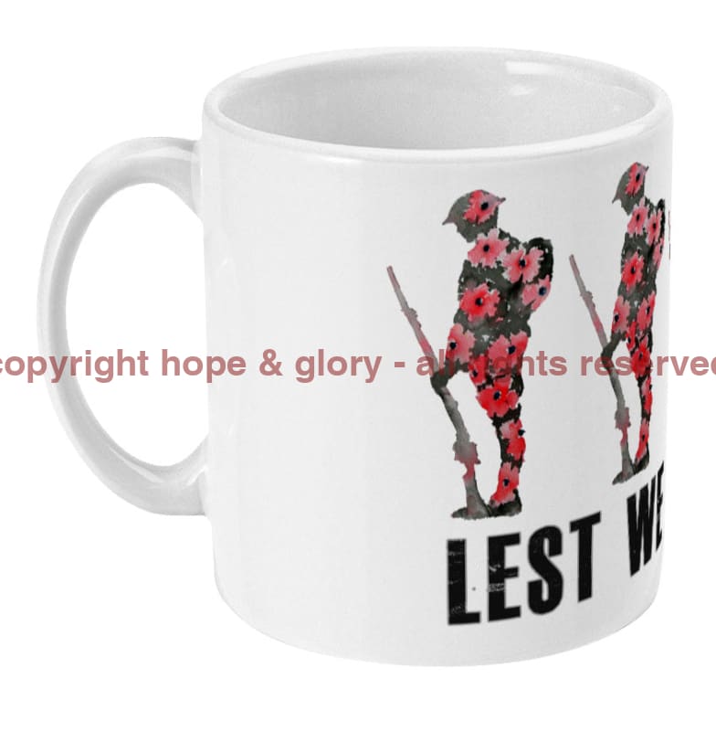 Ww1 Tommy Lest We Forget Ceramic Mug Mugs