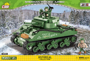 WWII Sherman M4A3E2 'Jumbo' - COBI 2550 - 720 bricks