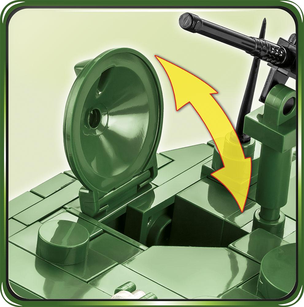 WWII Sherman M4A3E2 'Jumbo' - COBI 2550 - 720 bricks