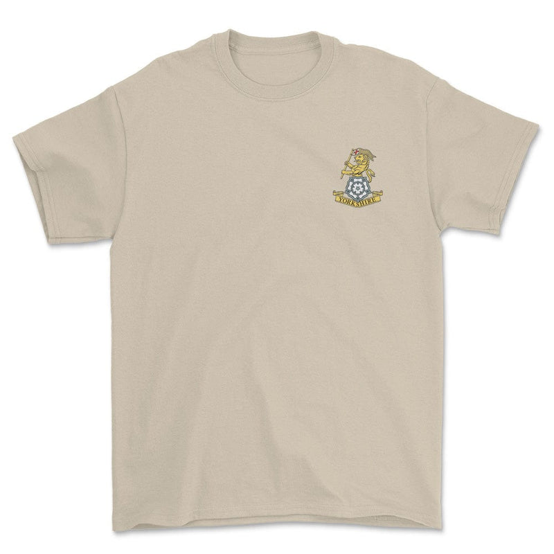Yorkshire Regiment Embroidered or Printed T-Shirt