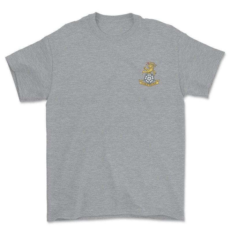 Yorkshire Regiment Embroidered or Printed T-Shirt
