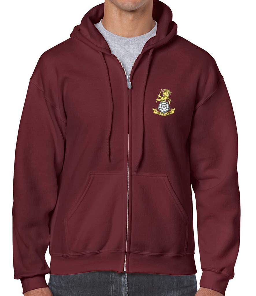 Yorkshire Regiment Unisex Full Zip Hoodie