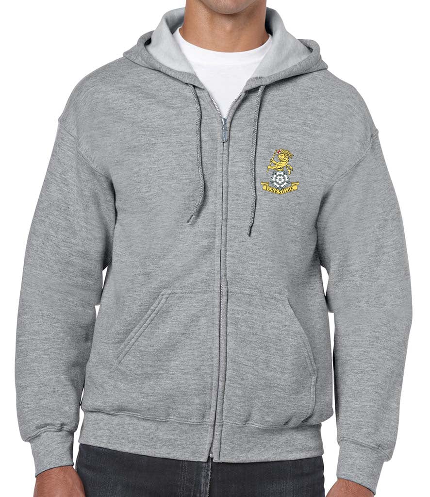 Yorkshire Regiment Unisex Full Zip Hoodie