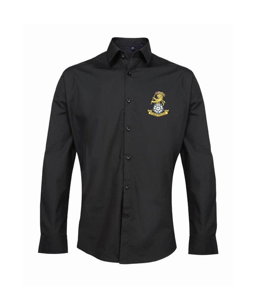 Yorkshire Regiment Embroidered Long Sleeve Oxford Shirt