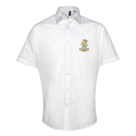 Yorkshire Regiment Embroidered Short Sleeve Oxford Shirt