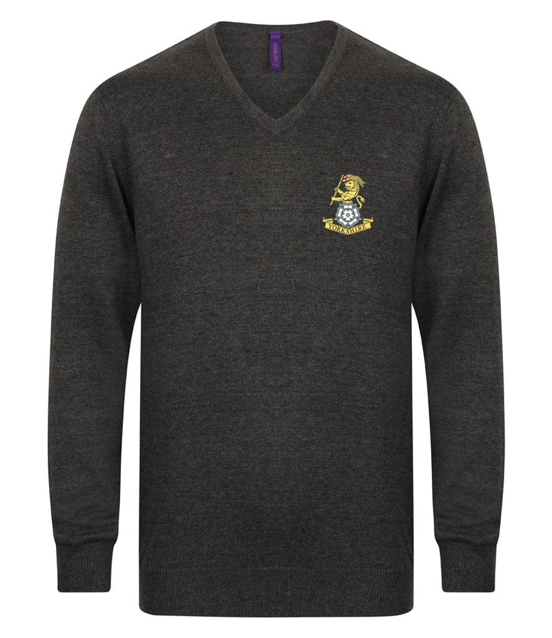 Yorkshire Regiment Lightweight V Neck Sweater