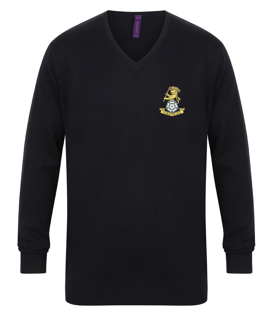 Yorkshire Regiment Lightweight V Neck Sweater