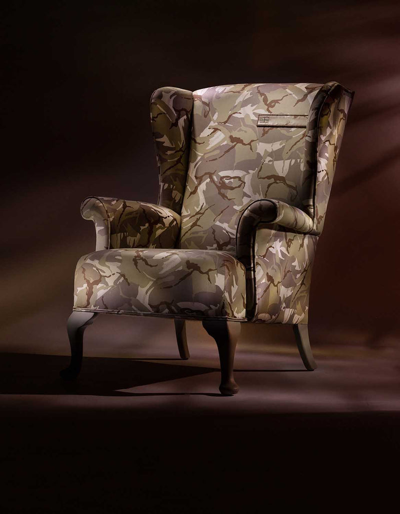 The Army Desert Camo Wing Chair