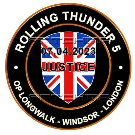 ROLLING THUNDER 5 Windsor to London Good Friday Patch
