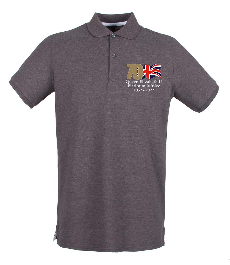 The Queen's Platinum Jubilee 2022 Embroidered Polo Shirt