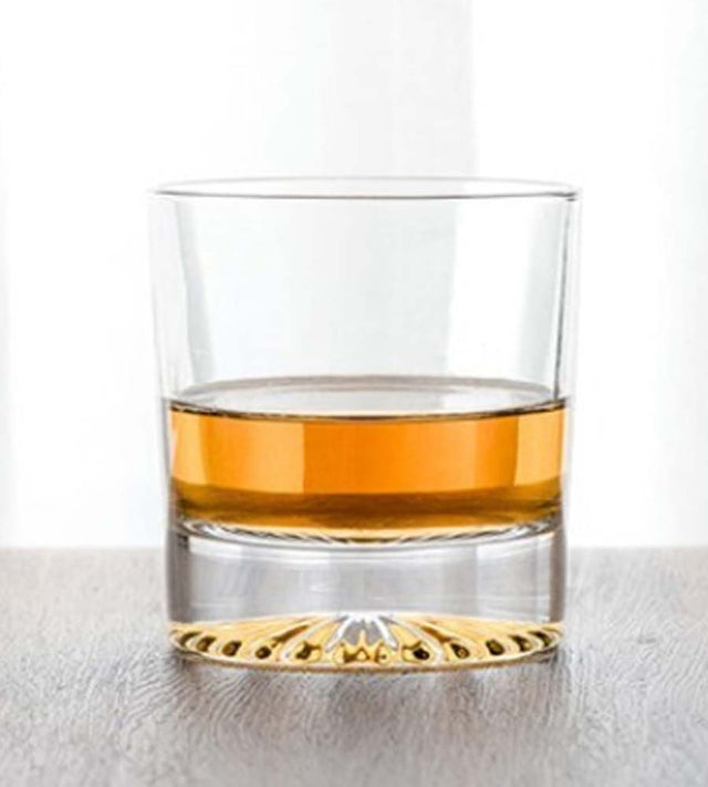 ARMED FORCES ENGRAVED STAR BASED SPIRIT / WHISKY TUMBLER