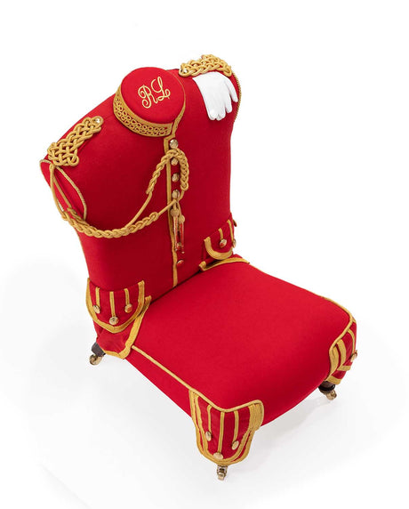 THE MAHARAJA Pipers Military Musicians Tunic Chair