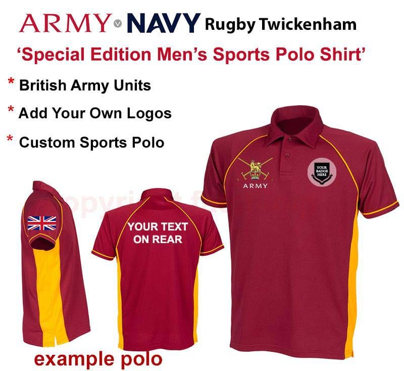 Army v Navy British Army Special Edition Sports Polo