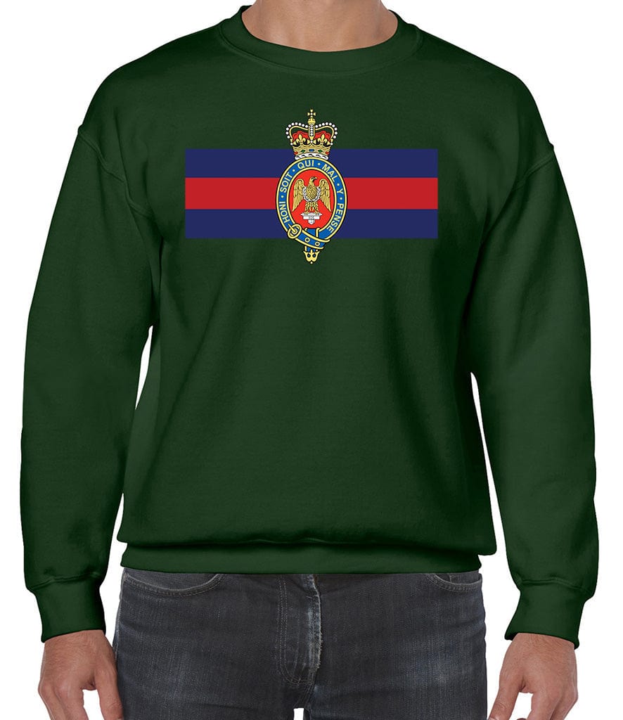 Blues And Royals Cypher Front Printed Sweater