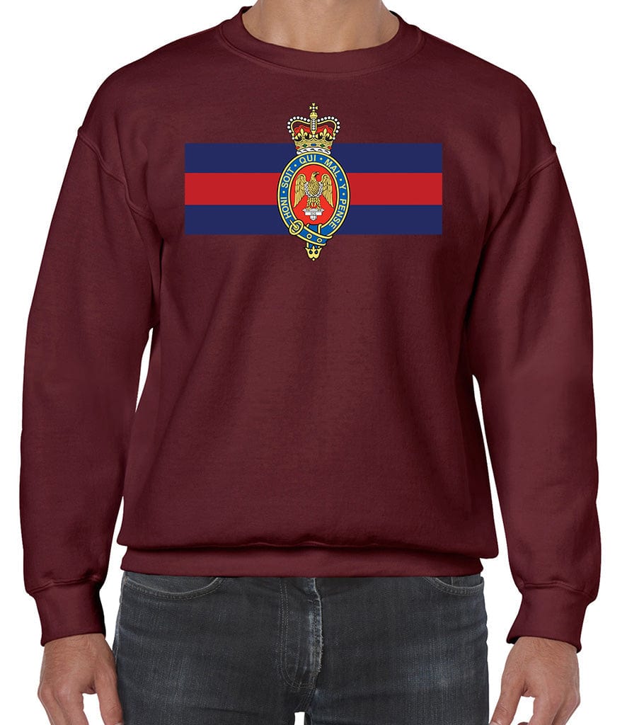 Blues And Royals Cypher Front Printed Sweater