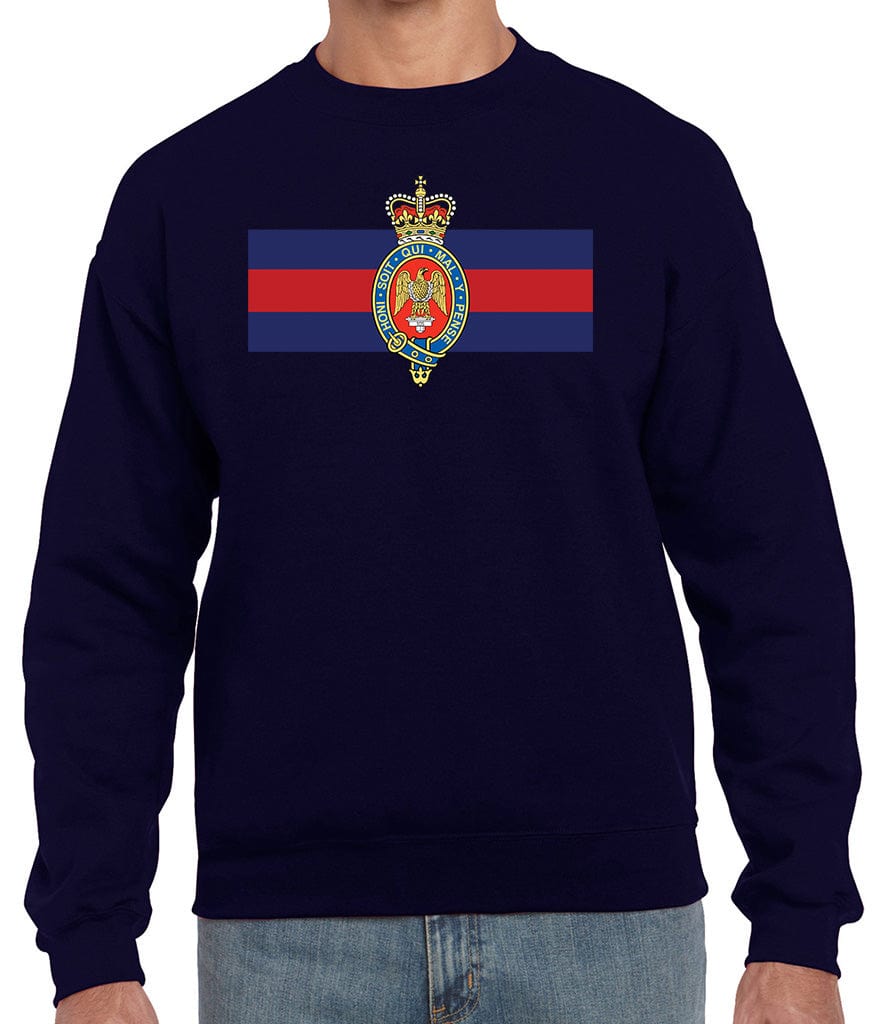 Blues And Royals Cypher Front Printed Sweater