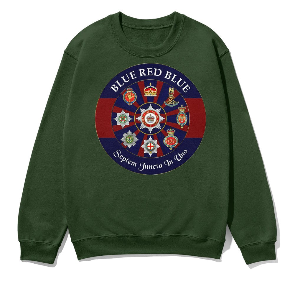 GUARDS BRB Seven Joined in One Front Printed Sweater