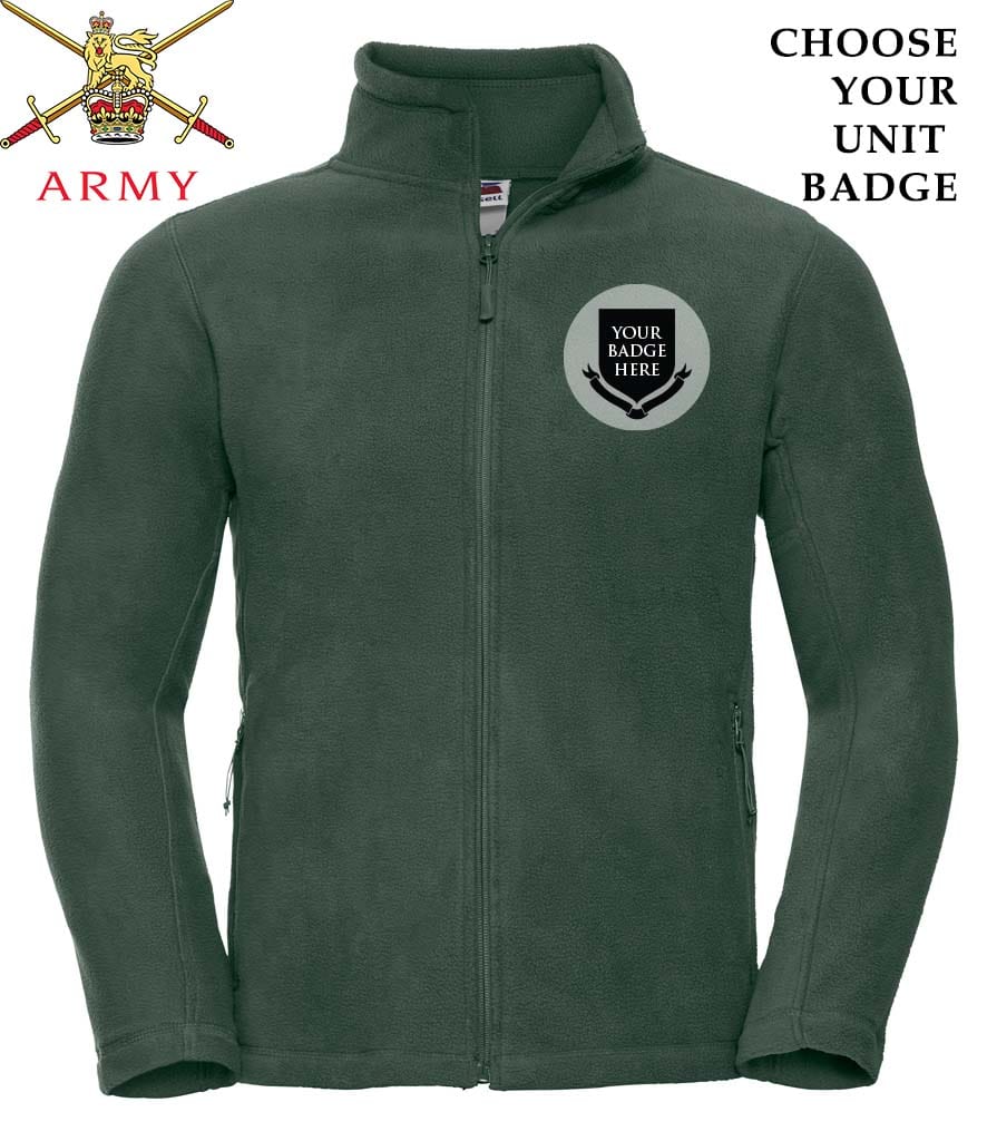 BRITISH ARMY UNITS Outdoor Fleece Jacket