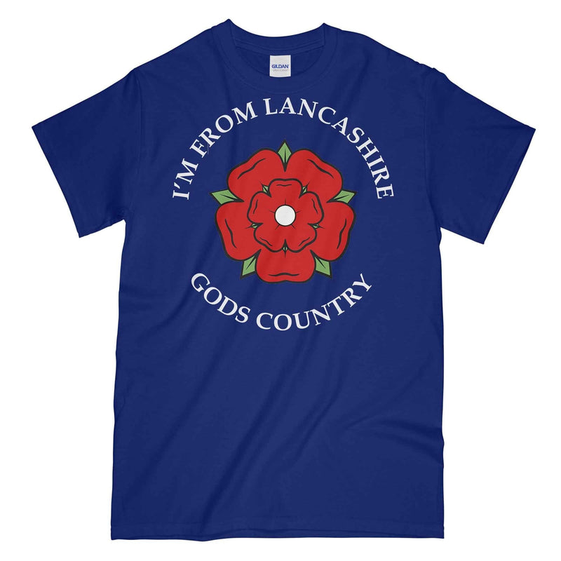 I'M FROM LANCASHIRE Gods Country Unisex Printed T-Shirt