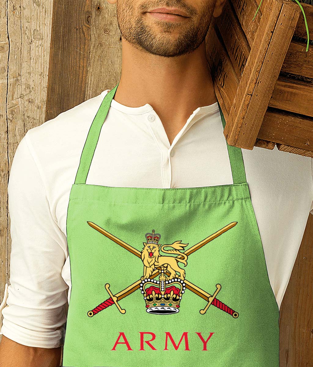 British Army Units Printed Cotton Unisex Apron