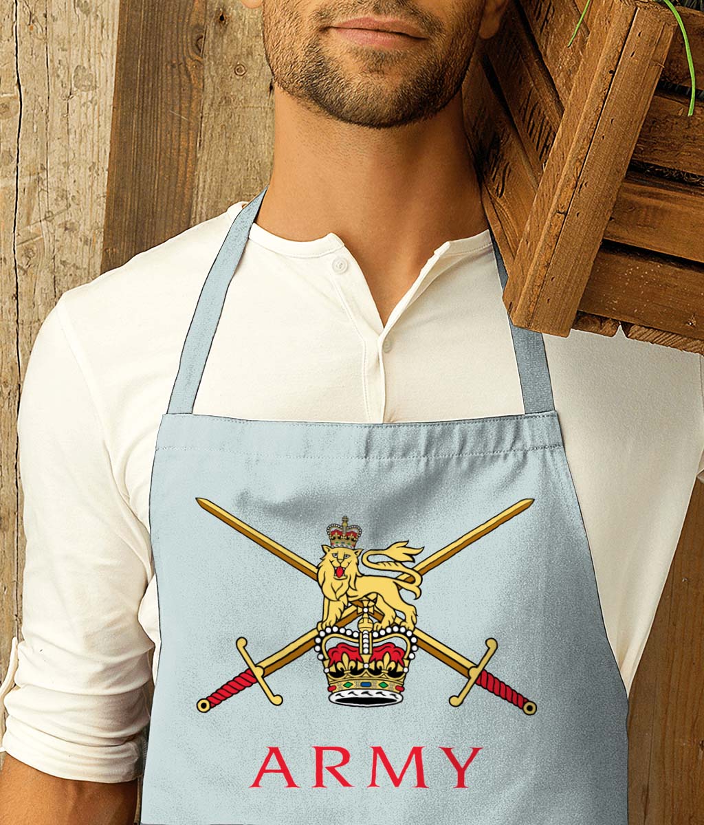 British Army Units Printed Cotton Unisex Apron