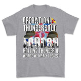 Rolling Thunder 4 OP Thunderbolt April 2022 London Front Print T-Shirt