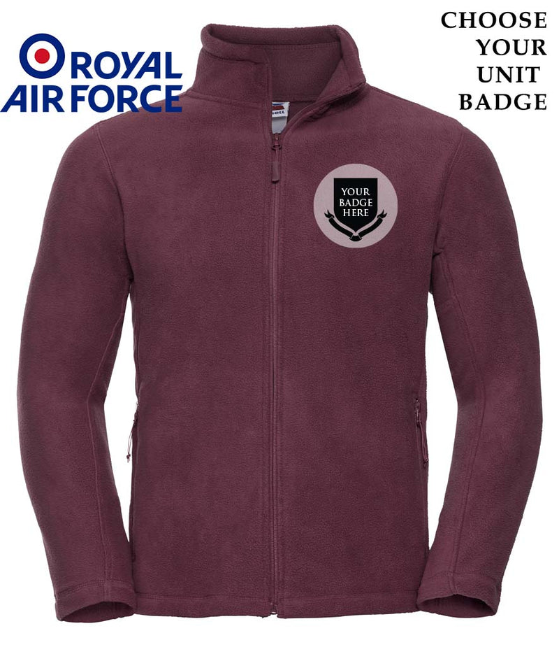 ROYAL AIR FORCE RAF UNITS Outdoor Fleece Jacket
