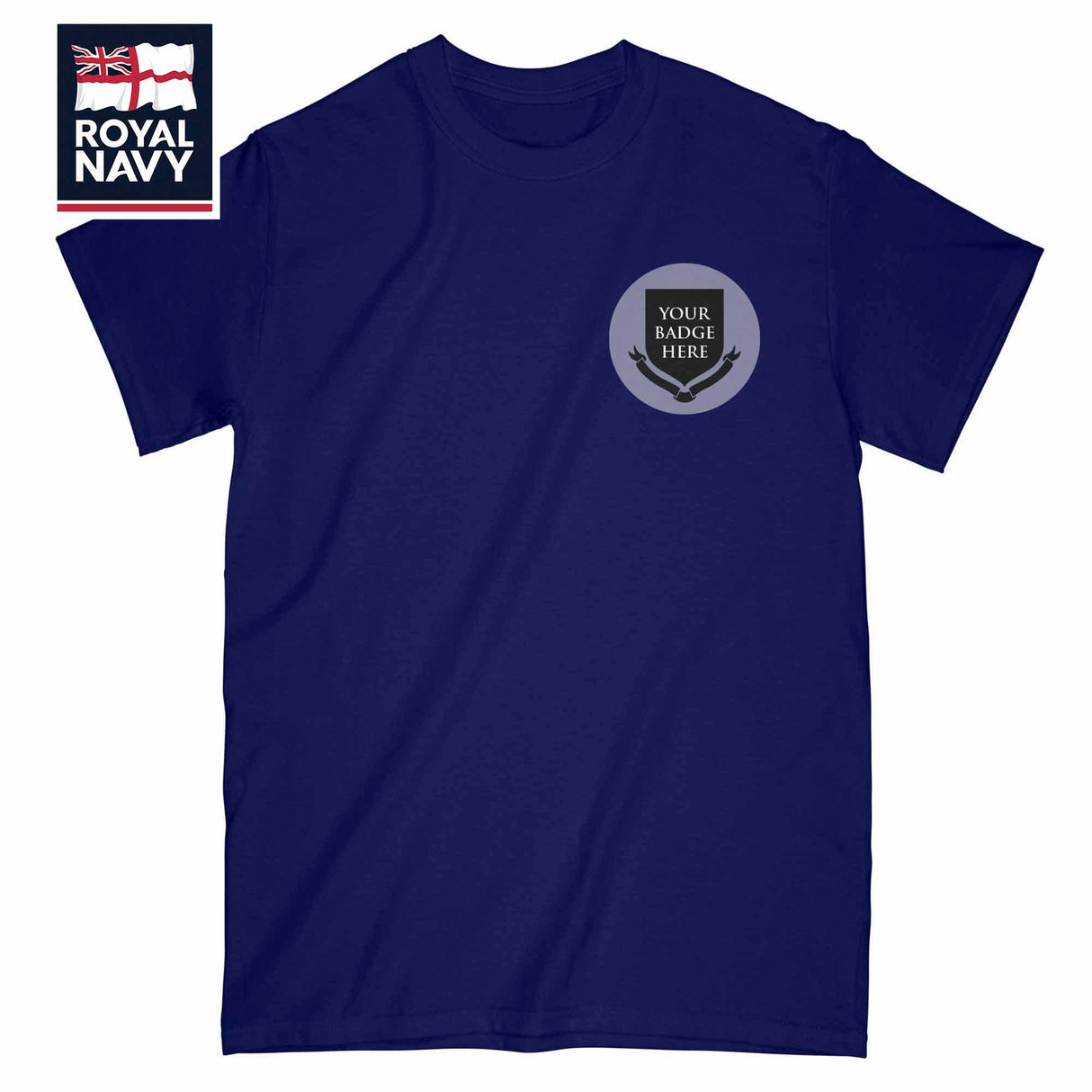 Royal Navy Units Embroidered T-Shirt
