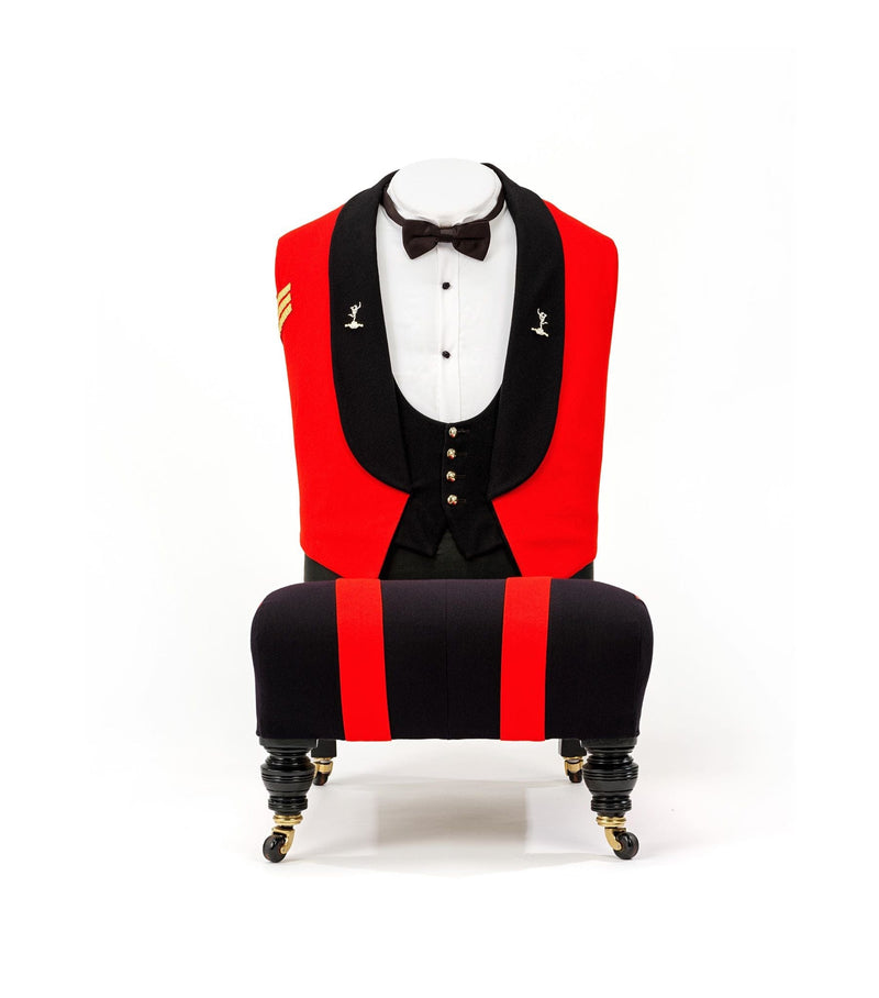The ROYAL CORPS of SIGNALS Sergeants Mess Dress Chair