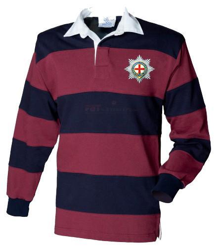 Rugby Shirt - The Coldstream Guards Stripe BRB Rugby Shirt