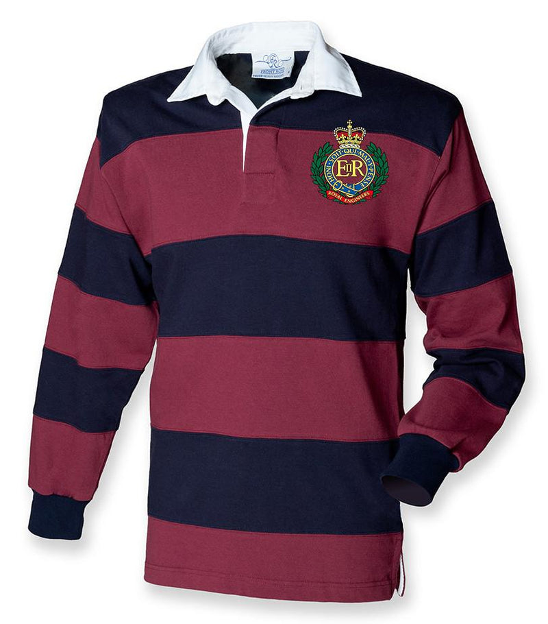 Rugby Shirts - Royal Engineers Stripe Rugby Shirt