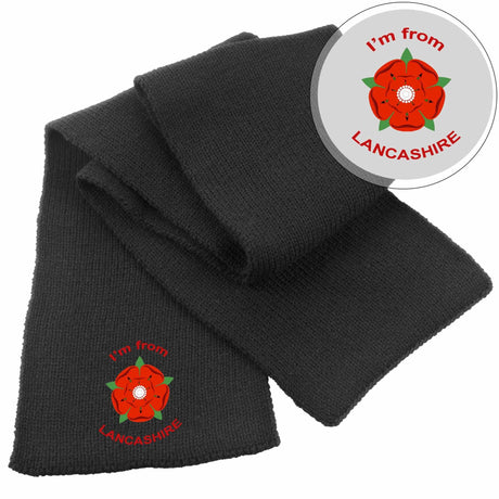 Scarf - I'm From Lancashire Heavy Knit Scarf