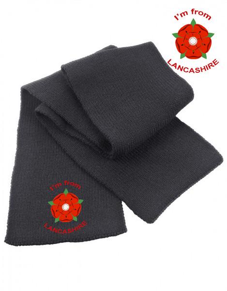 Scarf - I'm From Lancashire Heavy Knit Scarf