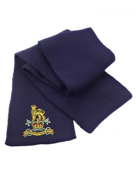 Scarf - Military Provost Guard Service Embroidered Heavy Knit Scarf