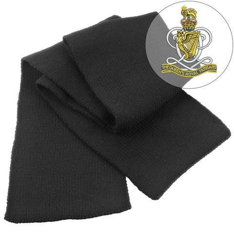 Scarf - Queens Royal Hussars Heavy Knit Scarf