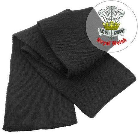 Scarf - Royal Welsh Heavy Knit Scarf