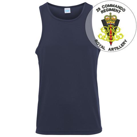 T-Shirts - 29 Commando Royal Artillery Embroidered Sports Vest