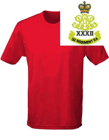 T-Shirts - 32nd Regiment Royal Artillery Sports T-Shirt