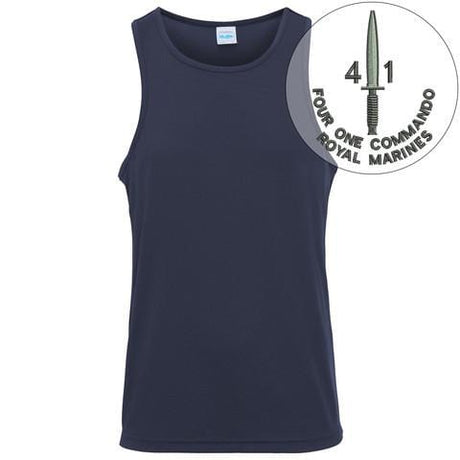 T-Shirts - 41 Commando Embroidered Sports Vest