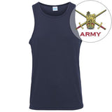 T-Shirts - British Army Embroidered Sports Vest